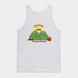 I Survived HWY 550 Durango to Silverton Tank Top